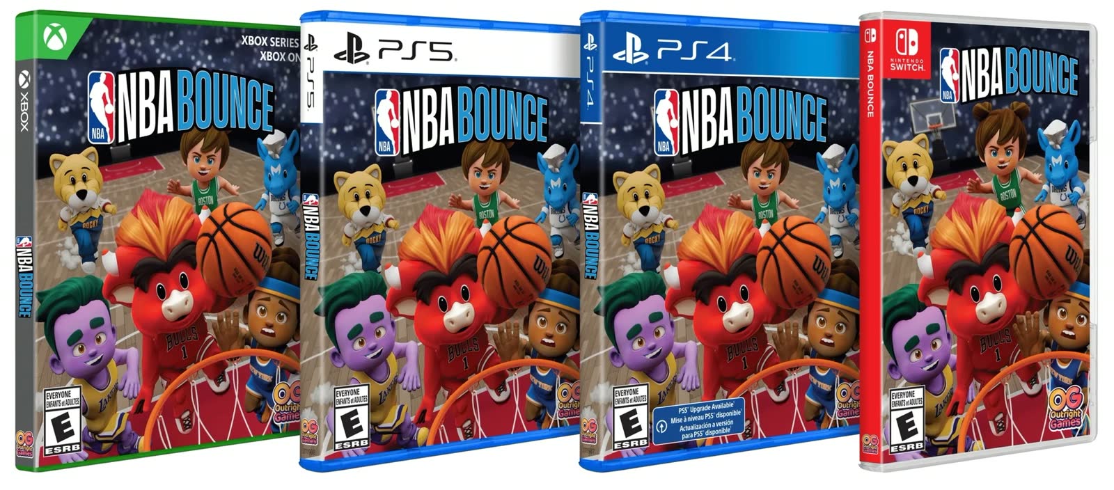 NBA Bounce cover art key art by Jeremy Olenski