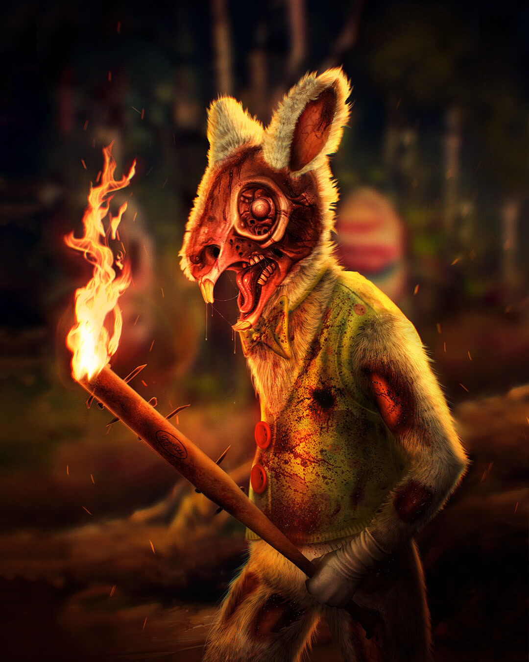 Osterhase the Easter Bunny concept art by Jeremy Olenski for Universal Studios
