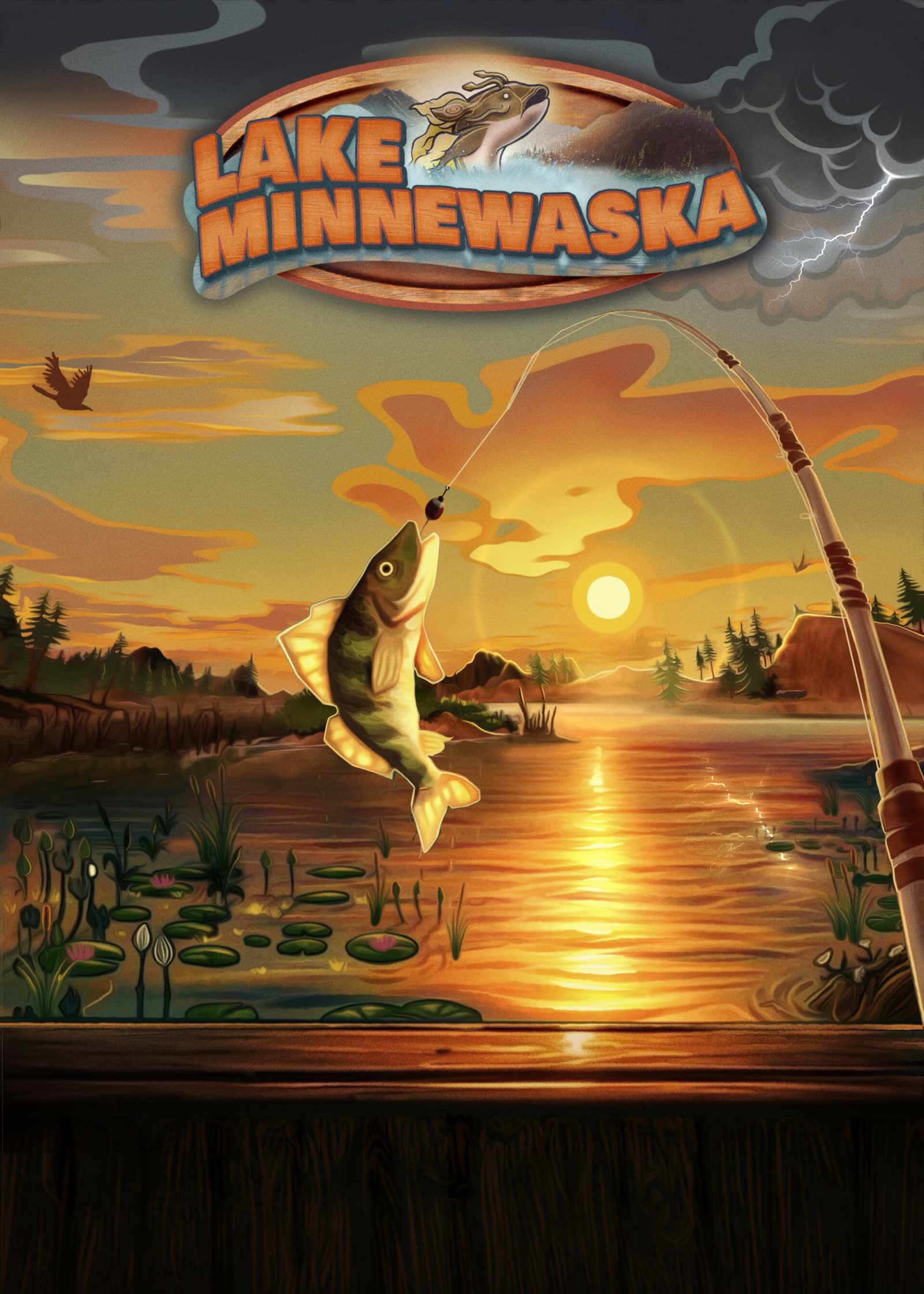 Lake Minnewaska PC game cover art by Jeremy Olenski